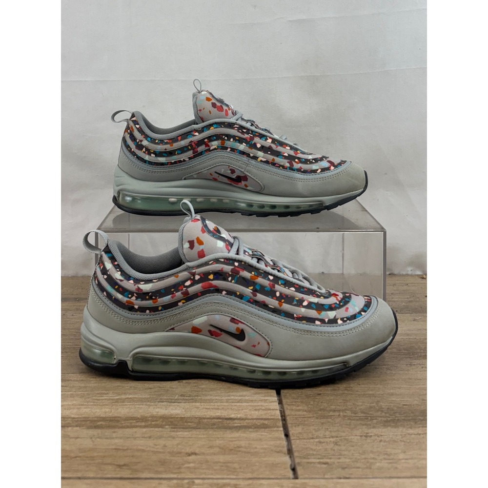 Nike Air Max 97 SE‎ Women Size 10 Multi Color Terrazzo Wave Running Shoes